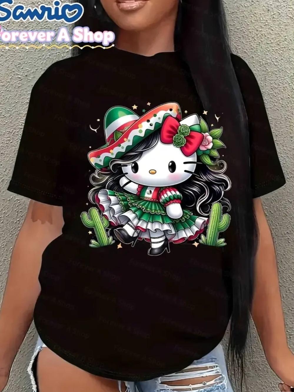 Hello Kitty Viva Mexico Graphic Tee